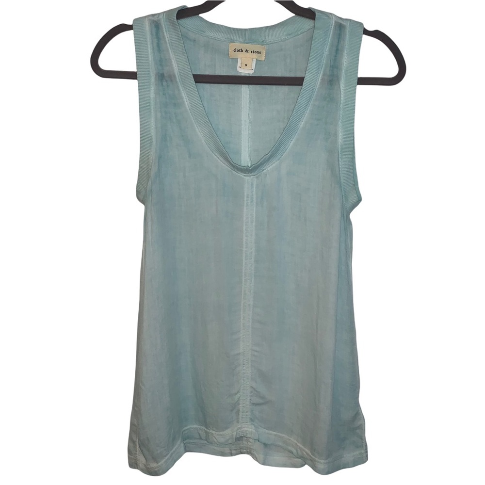 Anthropologie Cloth & Stone Burnout Tank Top